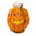 Halloween Pumpkin 3D Digital Printing Christmas Eve Horror Series Hoodie