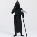 Children's Halloween cosplay costumes, Grim Reaper costumes, cosplay glowing glasses costumes, stage performance costumes