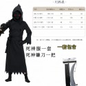 Children's Halloween cosplay costumes, Grim Reaper costumes, cosplay glowing glasses costumes, stage performance costumes