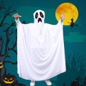 Halloween Cloak Party COS White Dress Up Ball Children Adult Funny Ghost Cloak