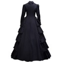 Medieval Victorian Dress Halloween Renaissance Gothic Lace Queen Princess Long Dress