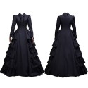 Medieval Victorian Dress Halloween Renaissance Gothic Lace Queen Princess Long Dress