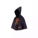 Halloween cosplay medieval hooded cape retro retro print pumpkin bat cape