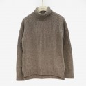 Yak wool pullover sweater soft and comfortable high neck warm knit sweater for women