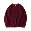 Long sleeved T-shirt men's loose T-shirt top autumn style youth solid color base shirt